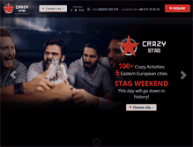Tablet Screenshot of crazystag.com